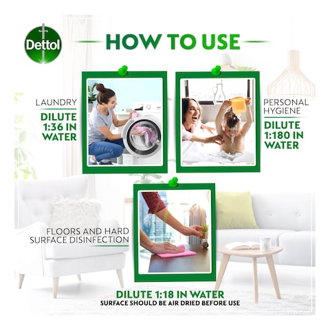 Dettol Anti-Bacterial Antiseptic Disinfectant 750ml