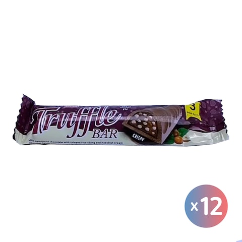 Elvan Truffle Chocolate Bar - 35 gram - 12 Pieces