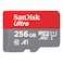 Sandisk Ultra MicroSDXC Class 10 A1 Memory Card 256GB Multicolour