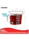 MIBRU Coffee Espresso Glass Measuring Cup With Handle Clear 75ml Barista Cup For Milk Tea
