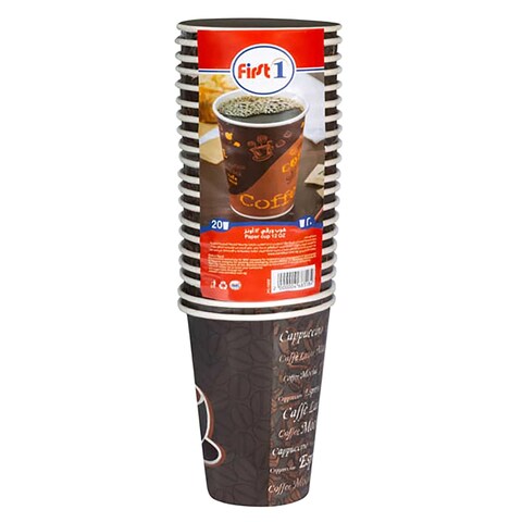 F1 PAPER CUP 12 OZ 20PCS
