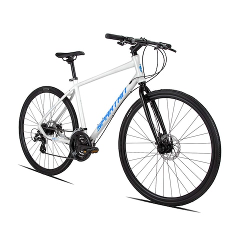 Spartan Dolomite 700c Hybrid Bike Slate White L