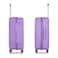 Senator Hard Case Medium Suitcase Luggage Trolley For Unisex ABS Lightweight Travel Bag with 4 Spinner Wheels KH1065 Highlight Purple