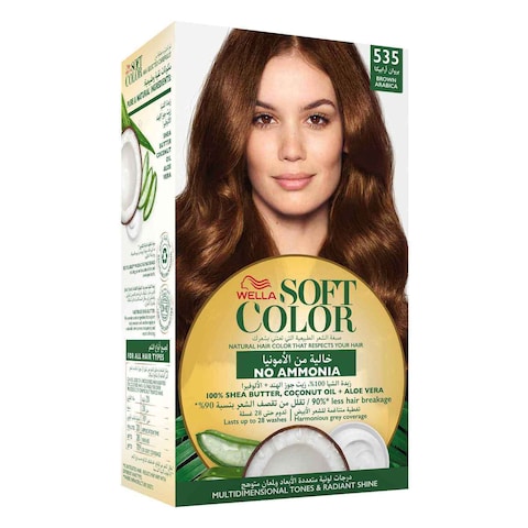 Wella Soft Colour Natural Instincts Hair Colour 535 Brown Arabica