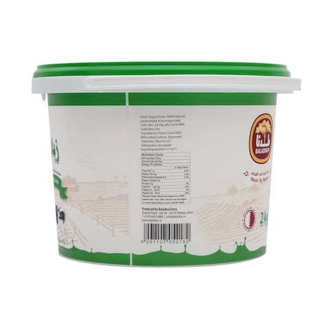 Baladna Fresh Yoghurt Full Fat 2kg