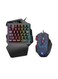 Wired Keyboard With Mouse Set Black