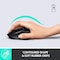 Logitech Mk345 Wireless Combo Full-Sized Keyboard With Palm Rest And Comfortable Right-Handed Mouse - Black