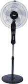 Clikon Stand/Pedestal Fan With Remote, 3 Speed Setting, Swing Function, Height Adjustability, Black - CK2813-N
