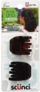 Scunci No-Slip Grip Jaw Clips, 9 cm 2 Ea