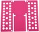 Biki Clothes/T Shirt Folder Adjustable Folding Board, Adult Dress Pants Towels T-Shirt Folder/Shirt Folder/Laundry Folder Board Organizer, Pink