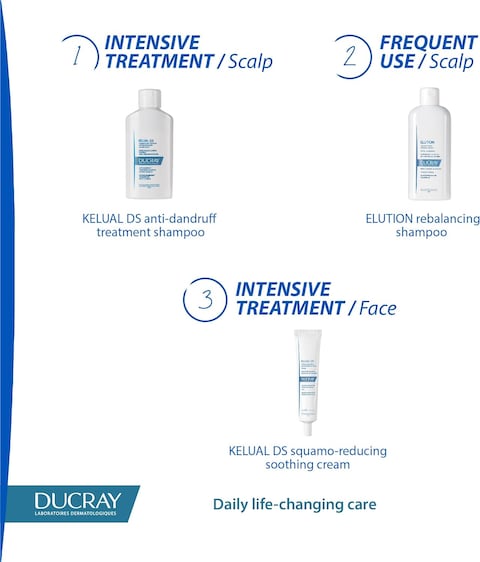 Ducray Kelual Ds Treatment Shampoo, 100ml