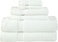 Comfy 6 Piece Highly Absorbent Combed Cotton 550 GSM Hotel Quality Towel Set - White