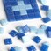 Specialist Crafts  10mm Glass Mosaics - Dark Cobalt  Pack of 150