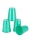 Delcasa Pack Of 4 Glasses With Water Jug Set Green 9centimeter