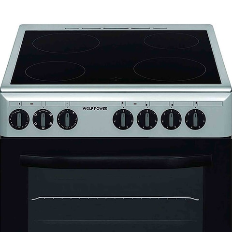 Wolf Ceramic Cooker WCR6060CERMF Silver/Black 60x60cm