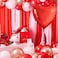 Giant Heart 32" Foil Balloon with Tassels