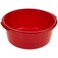 Cosmoplast 10" Round Plastic Basin Tub 3.5L, Red, Ifhhbs004Rd, Round Basin