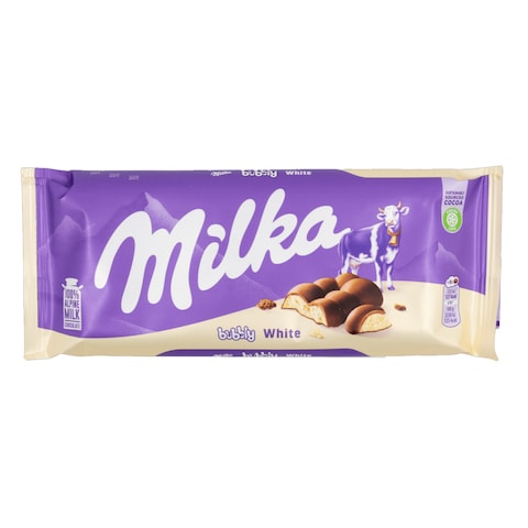 Milka Bubbly White Chocolate 95GR