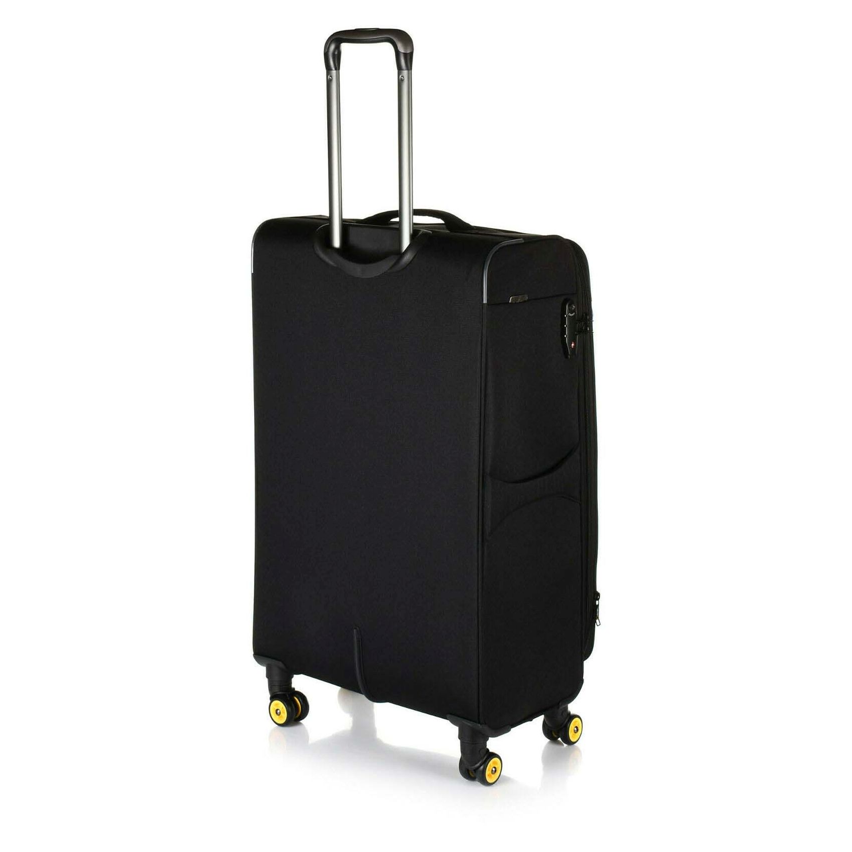 National Geographic Passage 4 Wheel Soft Casing Luggage Trolley 55cm Black