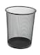 Round Waste Bin Black