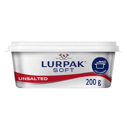 Lurpak Soft Butter Unsalted 200g