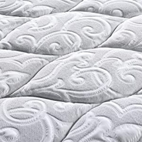 Galaxy Design Harmony Box Top Spring Mattress White - Queen Size ( L X W X H ) 200 X 150 X 36Cm - 7 Year Full Warranty