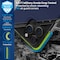 Remson Mag-X Magnetic Hybrid Protective Silicone Case Military Grade Protection For iPhone 13 Pro Max (Blue)