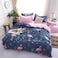 GOLDEN HOME  6-Piece King Size Duvet Cover Set, 1 Duvet Cover + 1 Fitted Sheet + 4 Pillow Cases, Microfibre, Muesli