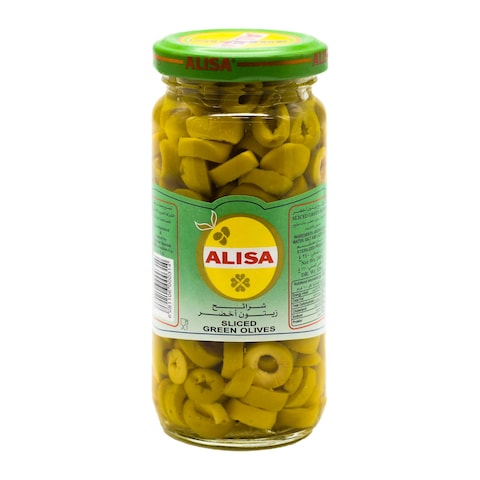 Buy Alisa green Olive Slices 240g in Saudi Arabia