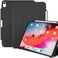 Khomo iPad Pro 12.9 Inch Case 3rd Generation (Released 2018) With Pen Holder, Dual Black Super Slim Cover Support Pencil Charging