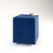 Stool for Living Room Soft Fabric Comfortable Cushion Ottoman Stool (Navy Blue)