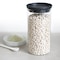 Brabantia Stackable Glass Jar Dark Grey 1.1L