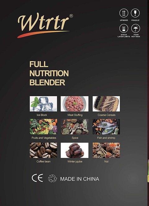 Wtrtr Ice Crusher - Household Countertop Ice Crusher/Blender/Smoothie Manufacturer, Fully Automatic/Multi-Function Fruit/Vegetable Juicer,Wtr-777