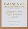 Eminence Organic Blueberry Soy Night Recovery Cream 60ml
