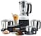 Panasonic Super Mixer Grinder, 1000W, MX-AC400, Black, 3 Stainless Steel Jars, 1 Juicer Jar