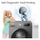 Hisense WFPV7012EVMT Front Load 1200rpm Washing Machine 7Kg Dark Silver