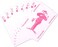 Waddingtons Number1 Playing Cards Pink 1Pc-Assorted (Style May Vary)
