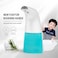 Generic-250ml Infrared Foaming Soap Dispenser Automatic Foam Soap Dispensing Device USB Rechargeable Non-touch Soap Dispenser &amp; Holder Hand Free Countertop Soap Dispenser Touchless Soap Container with IR