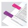 Post-it Page Marker 671-4AU. 7/8 x 2 7/8 In x (222 mm x 73 mm). Assorted Colors 4 colors/pack
