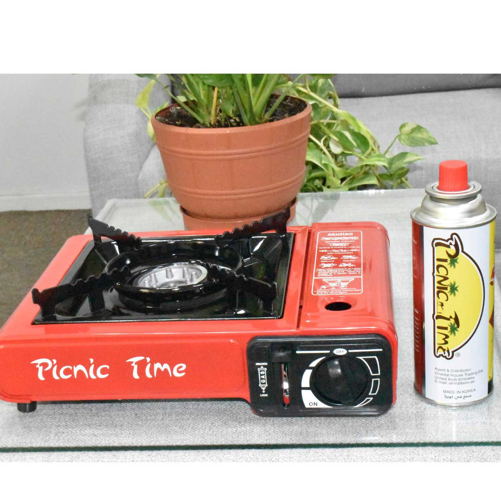 Picnic Time 2 Way Function Camping Stove Red