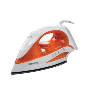 Kenwood Steam Iron STP50.000WO, 2100 W, 300 ml, White and Orange, Self Cleaning
