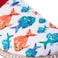 Biggdesign AnemosS Aquarium Woman Shoes - 38 Summer Shoes, Custom Design, Comfortable, Marine Theme , Linen , Straw and Therm Sole