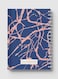 Lowha Spiral Notebook With 60 Sheets And Hard Paper Covers With Blue Abstract Texture Design, For Jotting Notes And Reminders, For Work, University, School
