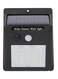 Generic 20-Led Equipped Solar Wall Light Black 8X11X15cm