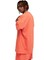 Mei Stylish Men&#39;s Casual Breathable Loose Shoulder Oversize Crew Neck T-shirt, L Size, Orange