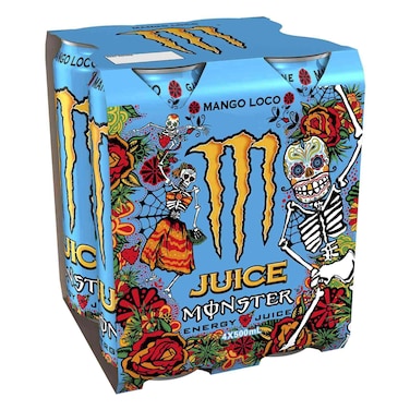 Monster Mucho Loco Energy Drink 500ml x Pack of 4