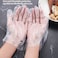 Generic-100Pcs Disposable Gloves Transparent Clear Thicken Soft Flexible Comfortable Protective Gloves for Kitchen Cooking Cleaning Restaurant Home Service