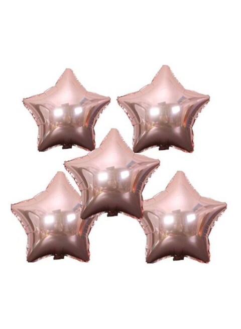 Generic 5-Piece Star Shaped Balloon Set 18inch