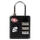 American Tourister TSA 3 Dial Lock Black