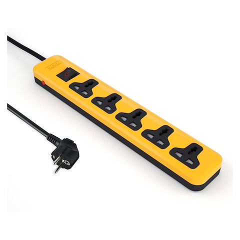 I Lock Power Strip - 5 Outlets Sockets
